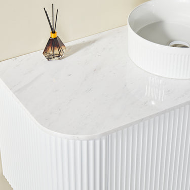 CETO | Avalon Matte White 1200 Single bowl Wallhung PVC Cabinet