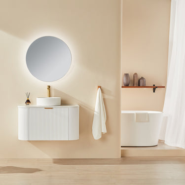 CETO | 900 Avalon Matte White Wall Hung Vanity
