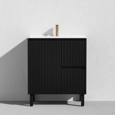 CETO | Brighton 750 Matte Black Floor PVC Cabinet