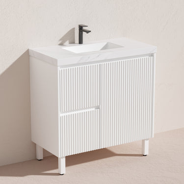 CETO | Brighton 900 Matte White Floor PVC Cabinet