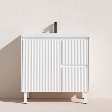 CETO | Brighton 900 Matte White Floor PVC Cabinet