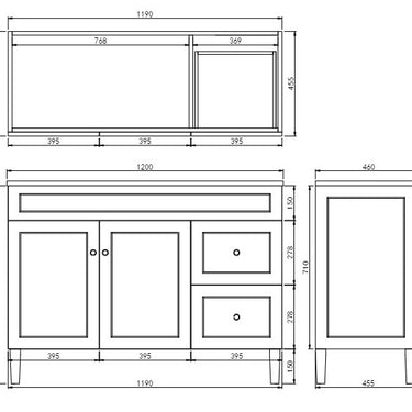 Lukka | Harold Federation Free Standing Cabinet Matte White