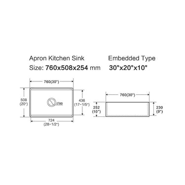 Charleston 760 Butler Kitchen Sink Package - Acqua Bathrooms