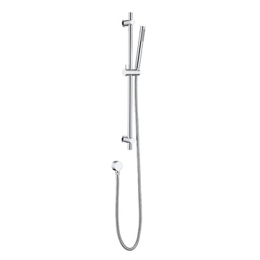 Classic Chrome Slim Shower Rail Set