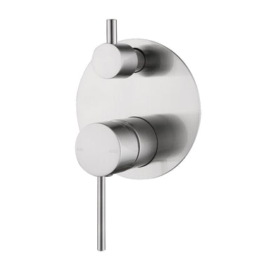 Classic Brushed Nickel Wall Mixer Diverter