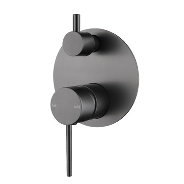 Classic Gun Metal Wall Mixer Diverter