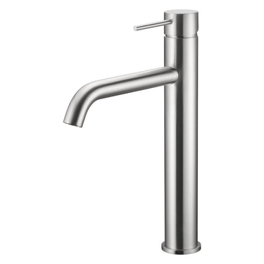 Classic Brushed Nickel Tall Basin Mixer - Acqua Bathrooms