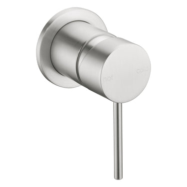 Classic Brushed Nickel Wall Mixer - Acqua Bathrooms