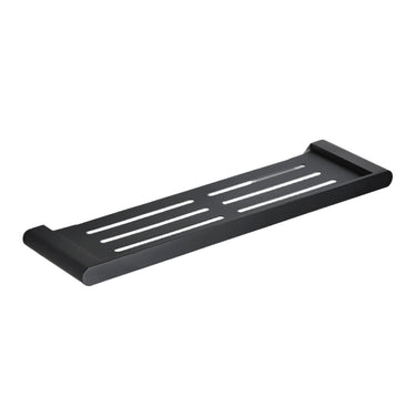 Glamour Matte Black Shower Shelf - Acqua Bathrooms