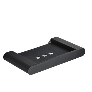 Glamour Matte Black Soap Holder - Acqua Bathrooms