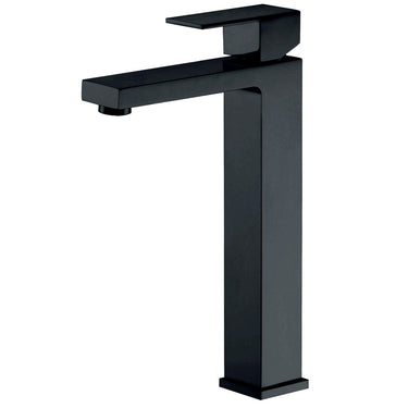 Luxury Matte Black Tall Basin Mixer - Acqua Bathrooms