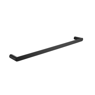 Classic Matte Black 600mm Single Towel Holder - Acqua Bathrooms