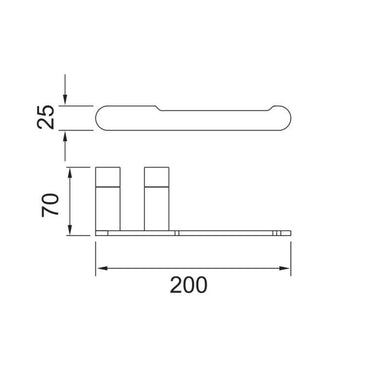 Classic Gun Metal Toilet Paper Holder - Acqua Bathrooms