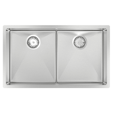 Abey | Piazza Double Square Kitchen Sink