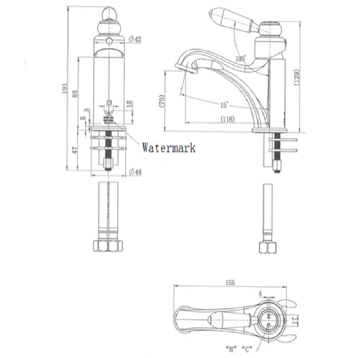 Bordeaux Basin Mixer