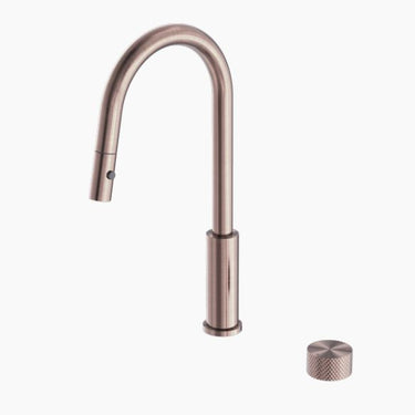 Nero | Opal Progressive Brushed Bronze Pull Out Kitchen Mixer