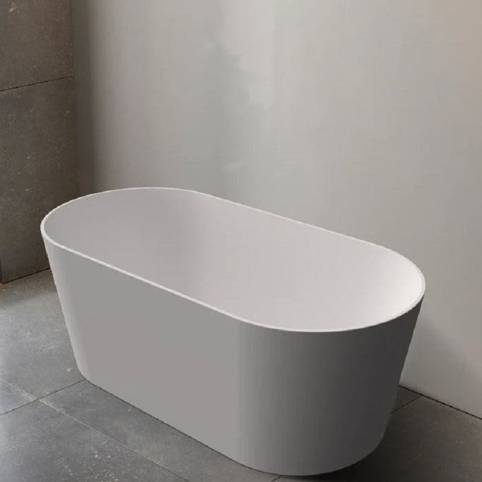 Mia Matte White 1700 Round Freestanding Bathtub