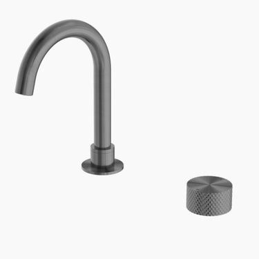 Nero | Opal Progressive Graphite Basin Mixer Set