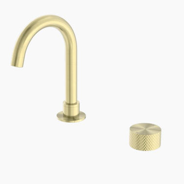 Nero | Opal Progressive Brushed Gold Basin Mixer Set