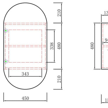 Aulic | Max Beau Monde Shaving Cabinet