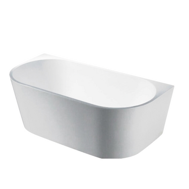 Elivia 1500mm Back to wall Matte White Bathtub