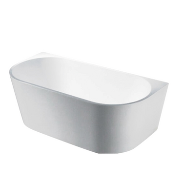 Elivia 1700mm Back to wall Matte White Bathtub