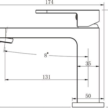 Eva | Chrome Basin Mixer