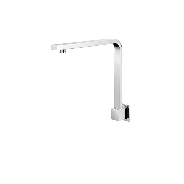 Square | Chrome High Rise Shower Arm 350mm