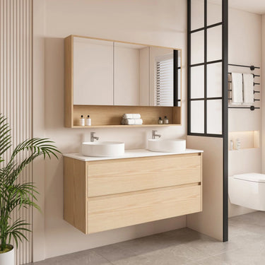 Mercio | HERA 1200mm Wall-Hung Vanity - Tas Oak