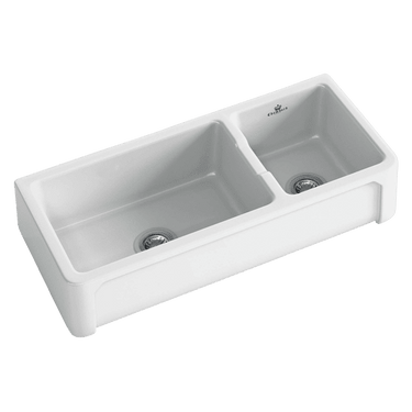 Chambord HENRI 1 & 1/2 Bowl Fireclay Kitchen & Laundry Sink