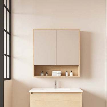 HERA 750mm Shaving Cabinet - Tas Oak