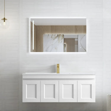 Otti | Hampton 1200 Satin White Mark II Wall Hung Vanity