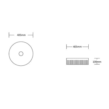 Infinity | Fluted Matte White Round Above Counter Basin - Acqua Bathrooms
