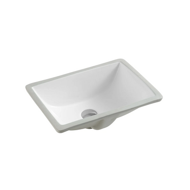 530mm Rectangular Gloss White Under Counter Basin - Acqua Bathrooms