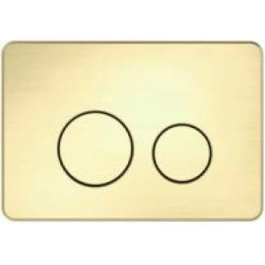 Mercio | Brushed Gold R&T Round Flush Plate