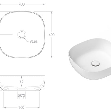 ADP | Glam Square Matte Pearl