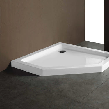 Piper Modern Mist Corner Shower Base | 900 x 900mm Bagno D'Oro