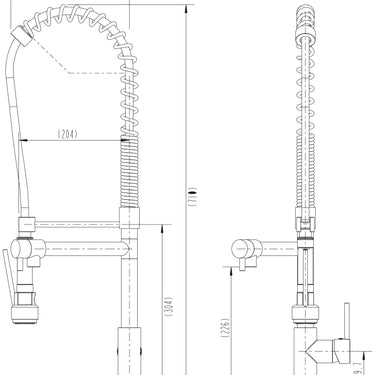 Halo | Chrome Multifunctional Kitchen Mixer