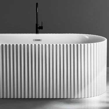 Nyx Fluted Freestanding Bath tub | 1500 x 750mm Bagno D'Oro