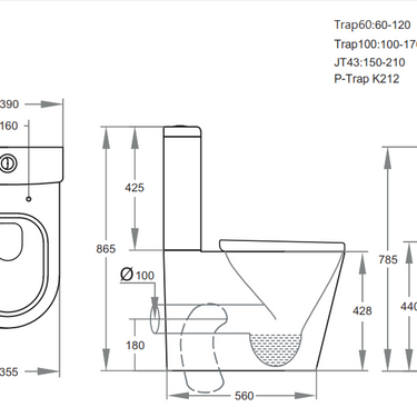 Poseidon | livis Rimless Wall Faced Toilet Suite