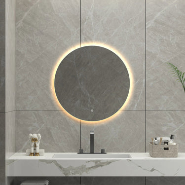 Evelyn Round Frameless LED Mirror | 800 x 800 mm Bagno D'Oro