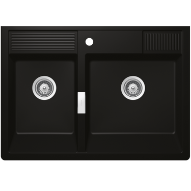Kallio One & 1/3 Bowl Night with 1TH Kitchen & Laundry Sink