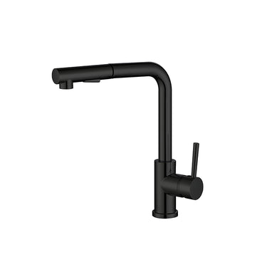 Morgan Matte Black Pull-out Kitchen Mixer