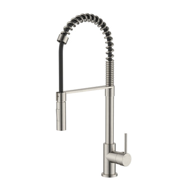 Kasper | Brushed Nickel Spring Kitchen Mixer