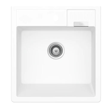 Kallio Single Bowl Day with 1TH Kitchen & Laundry Sink