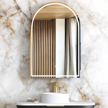 Otti Australia | Archie Black Oak Led Shaving Cabinet