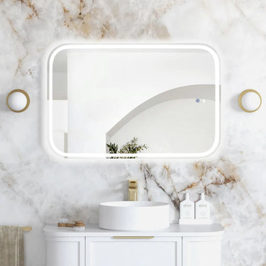 Otti Australia | LED Newport 900x600 Frameless Mirror - Install Horizontal or Vertical