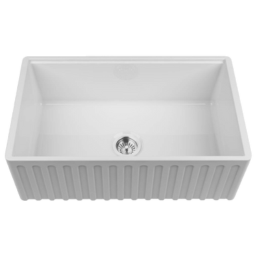 Chambord LEGRANDE Single Bowl Reversible Fireclay Kitchen & Laundry Sink