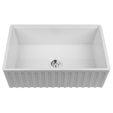Chambord LEGRANDE Large Bowl Reversible Fireclay Kitchen & Laundry Sink