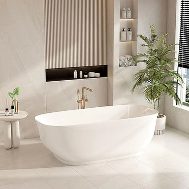 Mercio | Libra 1700mm Freestanding Bathtub - Gloss White